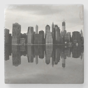 Photo of the New York City Skyline Landscape Stone Coaster