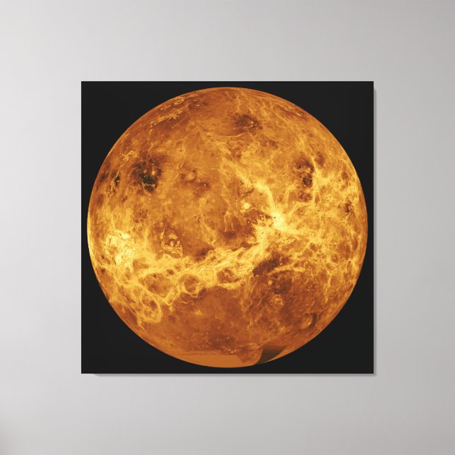 Photo of the planet Venus Canvas Print (Front)