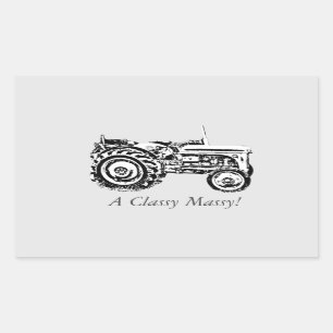 photo of vintage Gray massey fergison tractor   Sticker