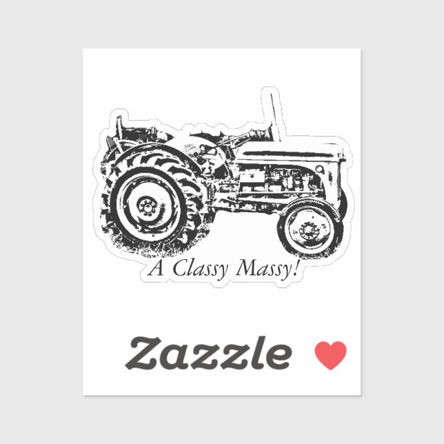 photo of vintage Grey massey fergison tractor   (Sheet)