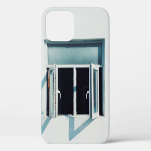 PHOTO OF WHITE GLASS PANEL WINDOW iPhone 12 CASE