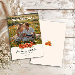 Photo Orange Poppies Wedding Script