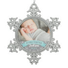 Photo Ornament | Baby Boy First Christmas