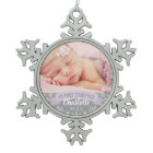 Photo Ornament | Baby Girl First Christmas