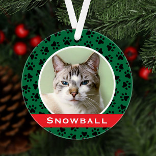 Photo Ornament   Personalized Cat Pet
