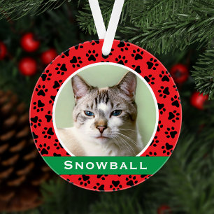 Photo Ornament   Personalized Cat Pet