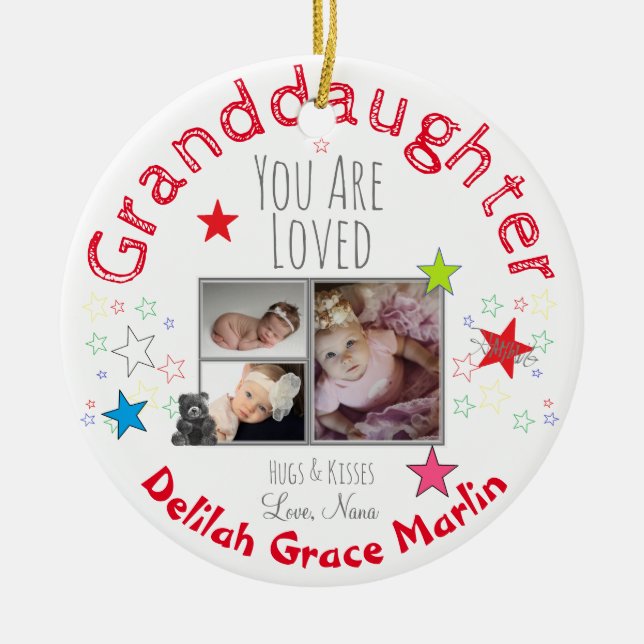 Photo Ornament with Starsby HAMbyWG (Front)