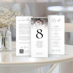 Photo Overlay QR Love Story Menu Table Pas Triple