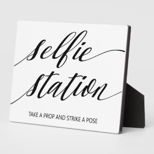 Photo Panneau de la station Selfie Plaque de Tabletop av