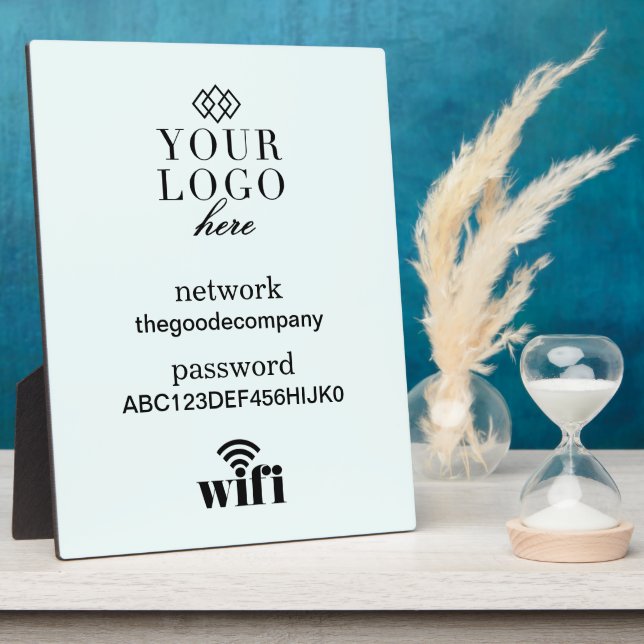 Photo Panneau d'information Wifi Plaque d'accueil (Côté)