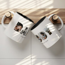 Photo papa Collage de la Mug pour la Fête des père