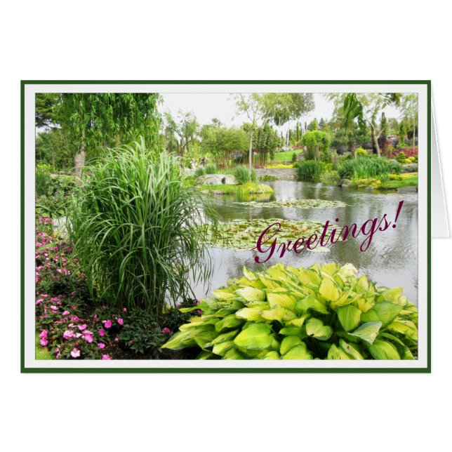 Photo Park Belle Hosta Cadre personnalisable (Devant horizontal)
