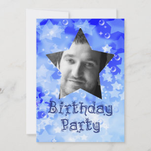 Photo party Invitation pour une Superstar.