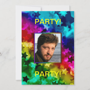Photo party Invitation pour une Superstar.