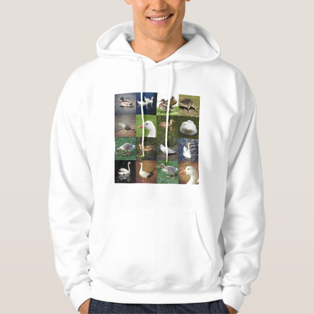 Photo Patchwork Square - Birds Hoodie (Front)