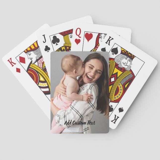 Photo Personalization Playing Cards (Back)
