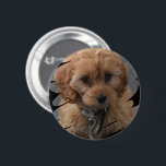 Photo Personalized 2 Inch Round Button<br><div class="desc">Create a Custom unique customized personalized Photo button from Ricaso - with a scribble frame that will show your photo or even your own artwork off in a trendy way</div>