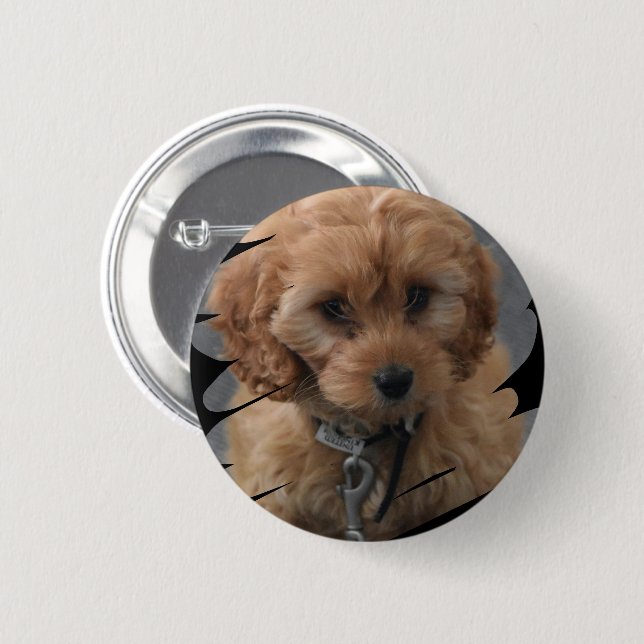 Photo Personalized 2 Inch Round Button (Front & Back)