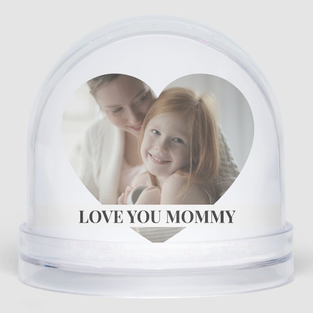 Photo Personalized 2 sided Custom Made  Snowglobe (Front)