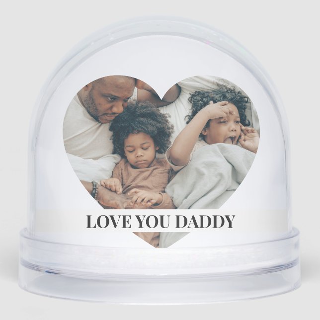 Photo Personalized 2 sided Custom Made  Snowglobe (Front)