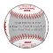 Photo Personalized Baseball Gifts for Coach, Ball