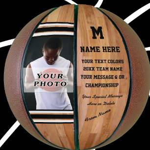 Photo Personalized Basketball Ball, Change Colors