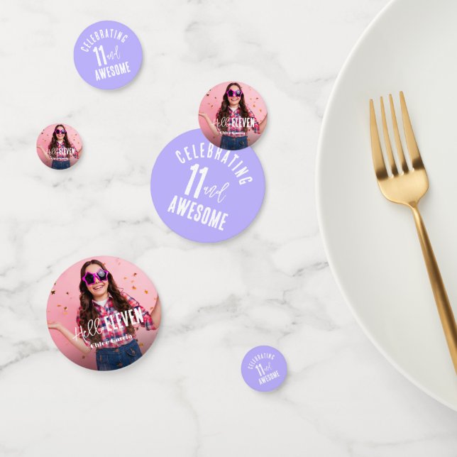 Photo Personalized Birthday  Confetti (Group)