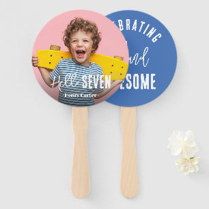 Photo Personalized Birthday Hand Fan