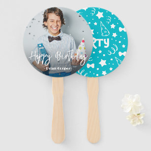 Photo Personalized Birthday Hand Fan
