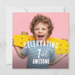 Photo Personalized Birthday Invitation