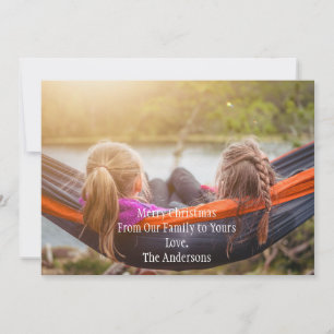 Photo Personalized Christmas Holiday Card