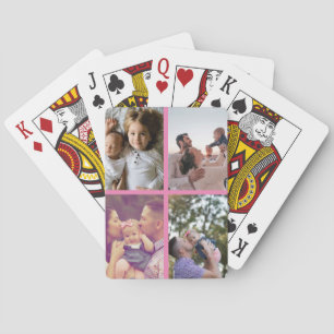 Photo Personalized Custom Collage Playing Cards