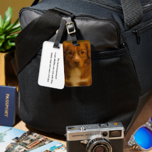 Photo Personalized Custom Luggage Tag