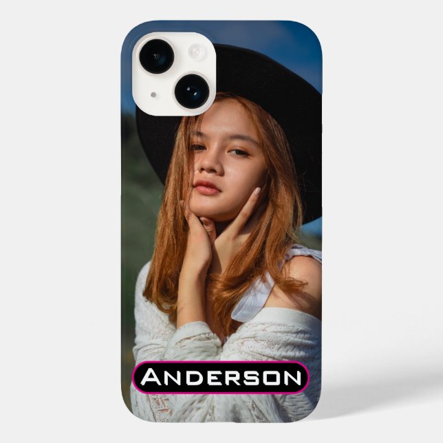 Photo Personalized Custom Name Case (Back)