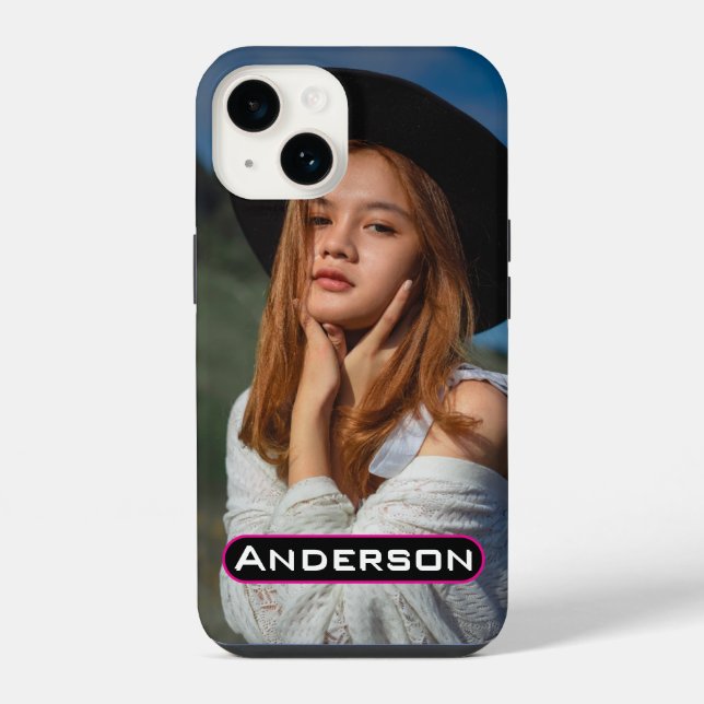 Photo Personalized Custom Name Case (Back)