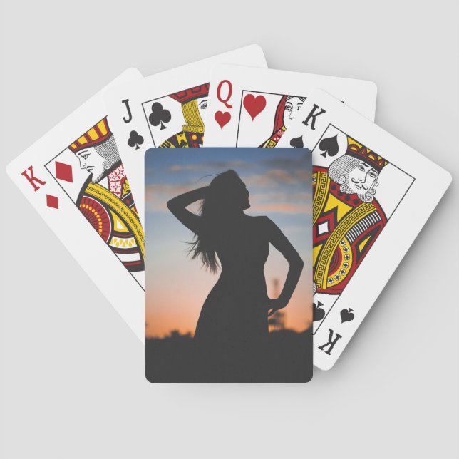 Photo Personalized Custom Playing Cards (Back)