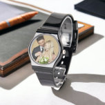 Photo Personalized Custom  Watch<br><div class="desc">Easy upload your own photograph to this great watch.  You can edit further to add text etc - watches from Ricaso make a great keepsake gift for yourself or others.</div>