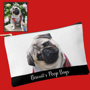 Photo Personalized Dog Mom with Photo Acc Accessory Pouch