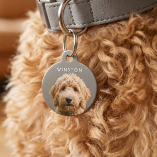 Photo Personalized Dogs Name - READ DESCRIPTION Pet Tag