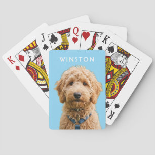 Photo Personalized Dogs Name - READ DESCRIPTION Playing Cards