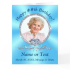 Photo Personalized, Elegant Birthday Cards for Her