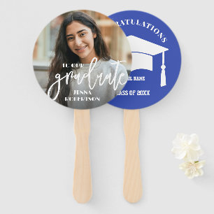 Photo Personalized Graduate Hand Fan