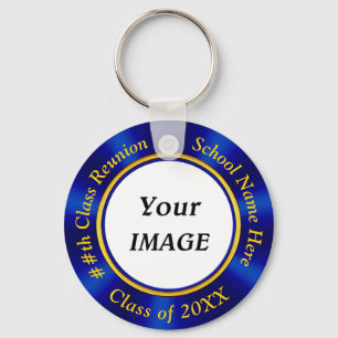 Photo Personalized High School Reunion Gift Ideas Keychain