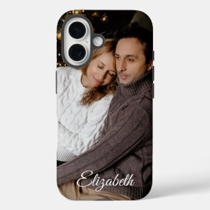 Photo Personalized Name  iPhone 16 Case