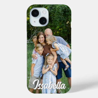 Photo Personalized Name Custom Case-Mate iPhone Ca 15 Case