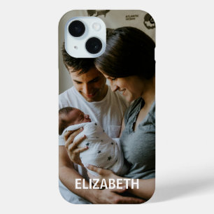 Photo Personalized Name Custom Case-Mate iPhone Ca 15 Case