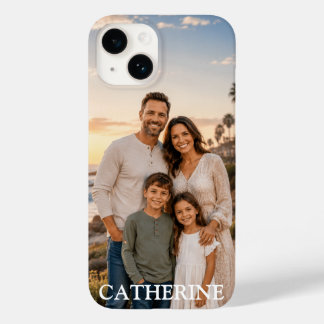 Photo Personalized Name Custom Case-Mate iPhone 14 Case