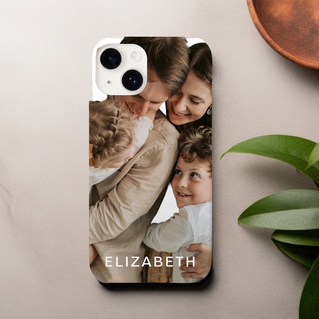 Photo Personalized Name Custom iPhone Case (Creator Uploaded)