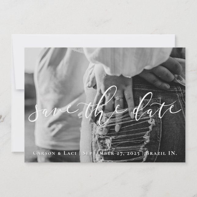 Photo Personalized Save the Date  (Front)