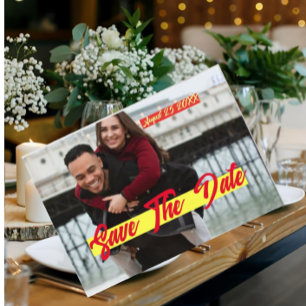 Photo Personalized Save the Date Invitation Postcard